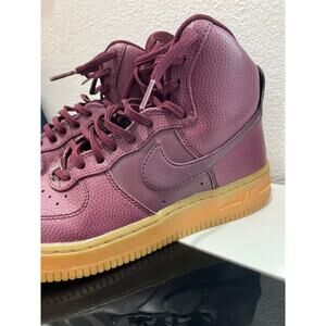 Nike Air Force 1 High “Night Maroon” Y2K Sneaker HighTops, Women’s 6.5 gum sole